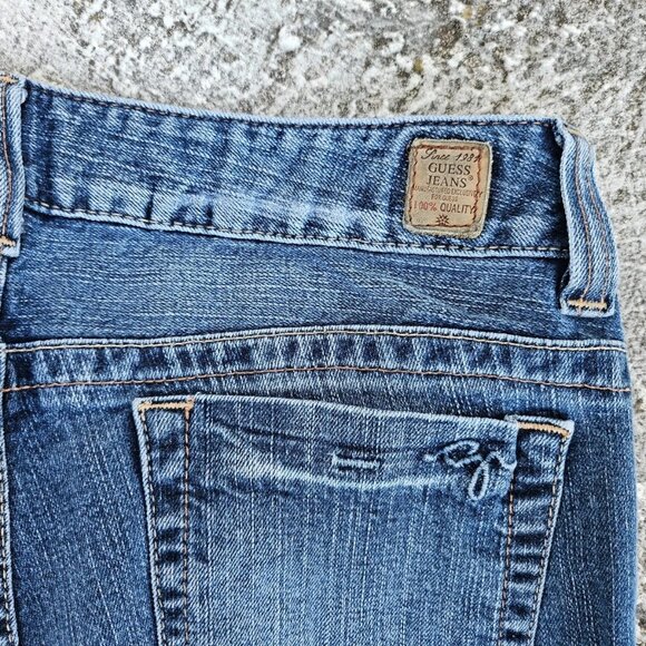 Guess Jeans Women Denim Jeans Blue Cotton Slim Fit Jean Size 30 - Picture 10 of 13